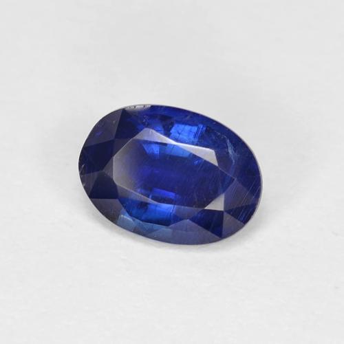0.98克拉天然蓝晶石，椭圆形切割，7×5.1毫米，VS