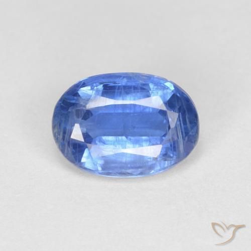 1.10ct 天然 海军蓝 蓝晶石, 椭圆形, VS-SI