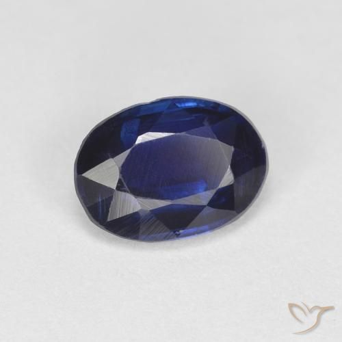 0.98克拉天然蓝晶石，椭圆形，VS