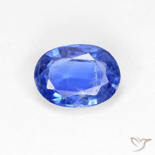 0.95ct 天然 深蓝色 蓝晶石, 椭圆形, SI