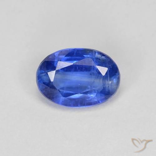 0.99ct 天然 深蓝色 蓝晶石, 椭圆形, SI