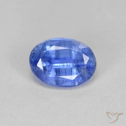1.24ct 天然 淡蓝色 蓝晶石, 椭圆形, SI