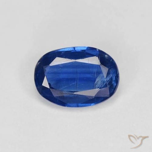1.02ct 天然 海军蓝 蓝晶石, 椭圆形, VS-SI