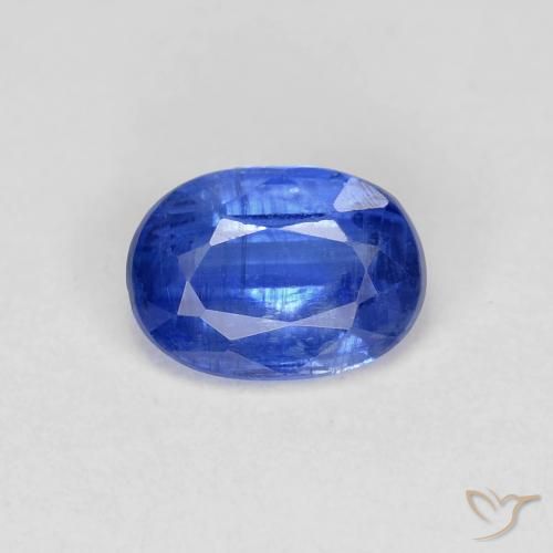 0.98ct 天然 深蓝色 蓝晶石, 椭圆形, VS-SI