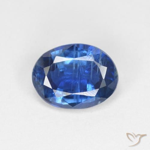 1.52ct 天然 浅海军蓝 蓝晶石, 椭圆形, VS-SI
