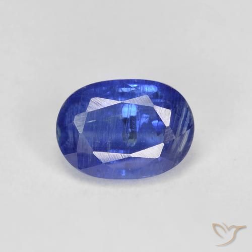 1.44ct 天然 深蓝色 蓝晶石, 椭圆形, SI