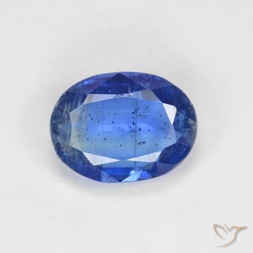 1.74ct 天然 暗蓝色 蓝晶石, 椭圆形, VS-SI