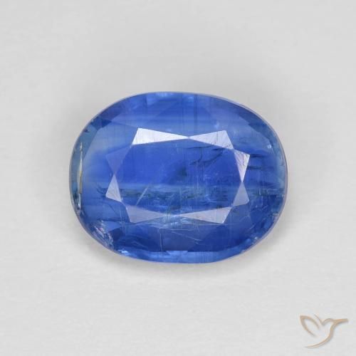2.92ct 天然 深蓝色 蓝晶石, 椭圆形, VS-SI