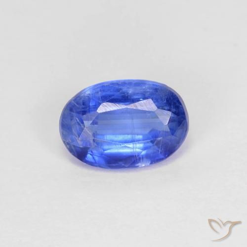 0.91ct 天然 深蓝色 蓝晶石, 椭圆形, SI