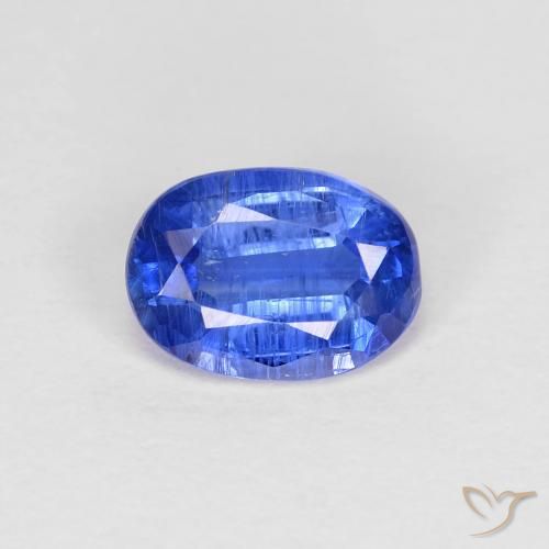 0.97ct 天然 深蓝色 蓝晶石, 椭圆形, SI