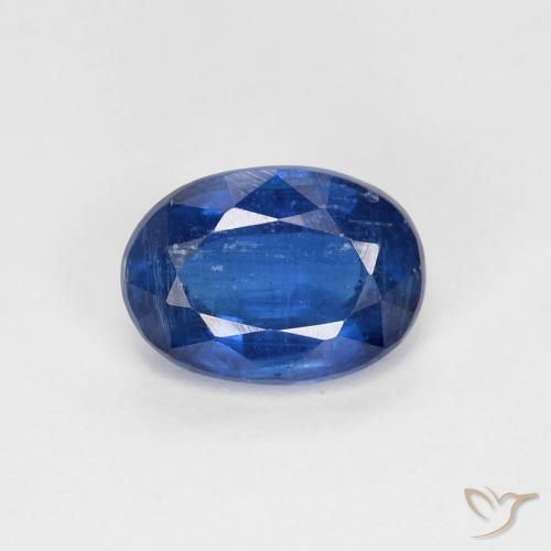 1.01ct 天然 海军蓝 蓝晶石, 椭圆形, VS-SI