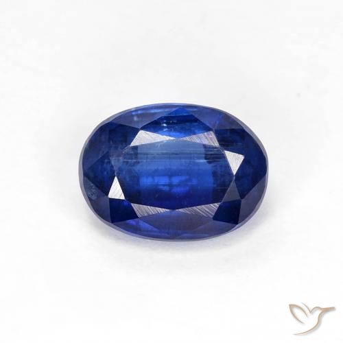 1.18ct 天然 海军蓝 蓝晶石, 椭圆形, VS-SI
