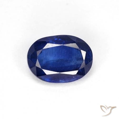 1.10ct 天然 暗蓝色 蓝晶石, 椭圆形, VS-SI