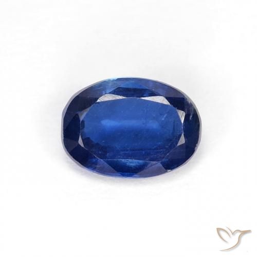 0.97ct 天然 海军蓝 蓝晶石, 椭圆形, VS-SI