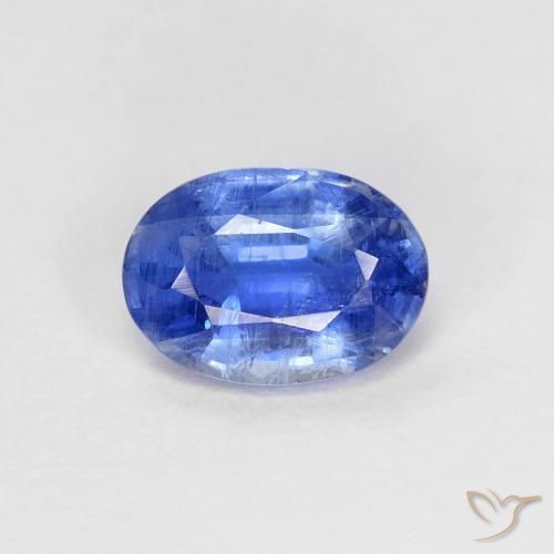 1.01ct 天然 深蓝色 蓝晶石, 椭圆形, SI
