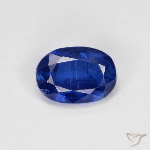 1.08ct 天然 深蓝色 蓝晶石, 椭圆形, VS-SI