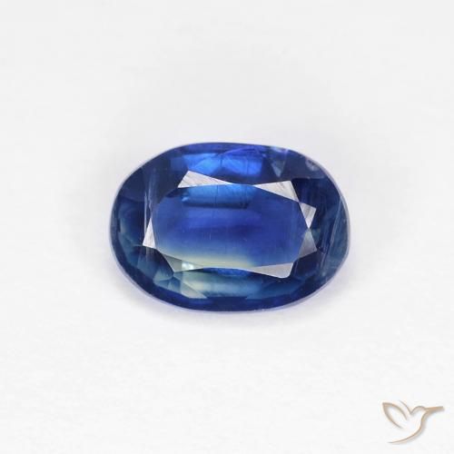 0.99ct 天然 深蓝色 蓝晶石, 椭圆形, VS-SI