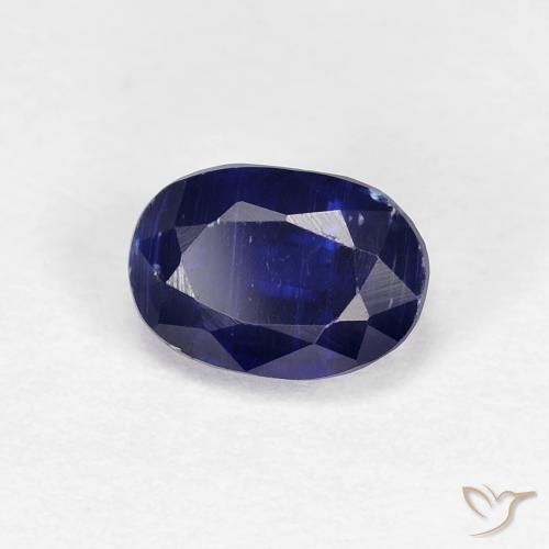 1.30克拉天然蓝晶石，椭圆形，VS-SI
