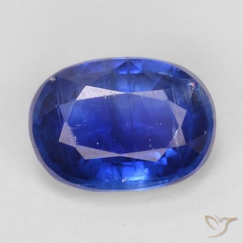 1.15ct 天然 浓海军蓝 蓝晶石, 椭圆形, SI