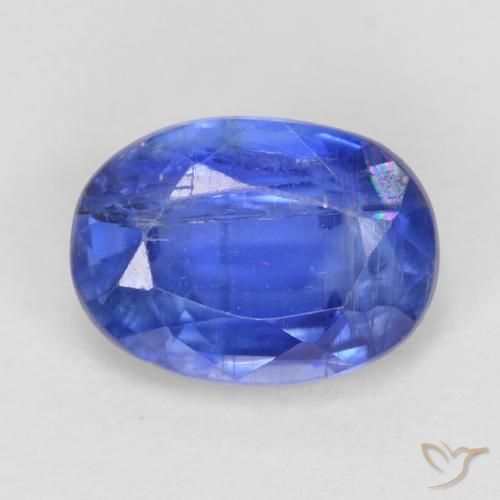 1.08ct 天然 深蓝色 蓝晶石, 椭圆形, SI