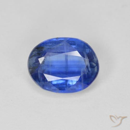 2.57ct 天然 深蓝色 蓝晶石, 椭圆形, SI