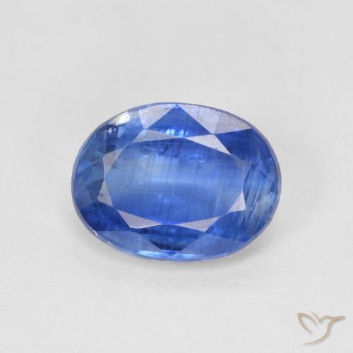 1.55ct 天然 深蓝色 蓝晶石, 椭圆形, SI