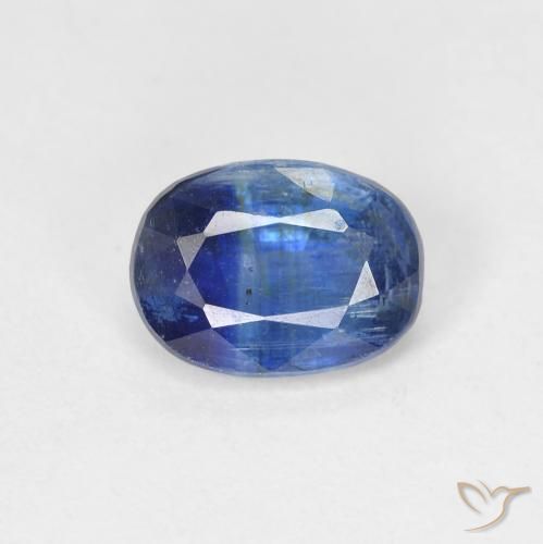 1.63ct 天然 深蓝色 蓝晶石, 椭圆形, SI