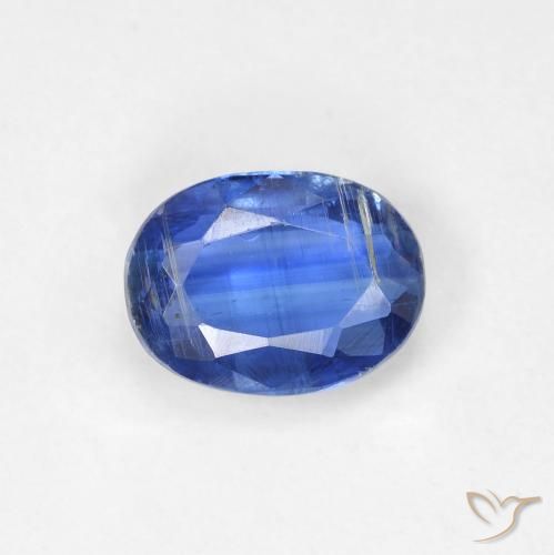 1.65ct 天然 亮蓝色 蓝晶石, 椭圆形, SI