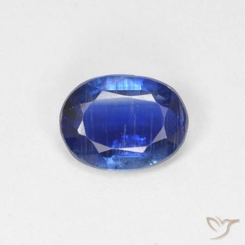 1.36ct 天然 深蓝色 蓝晶石, 椭圆形, SI