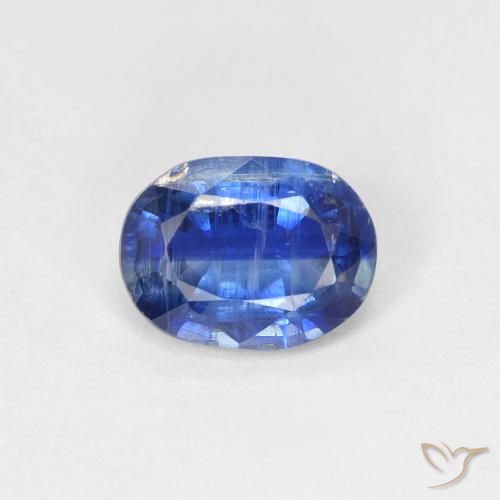 1.57ct 天然 海军蓝 蓝晶石, 椭圆形, SI
