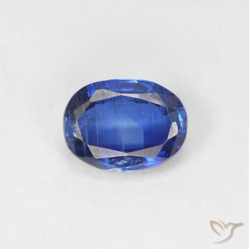 1.11ct 天然 海军蓝 蓝晶石, 椭圆形, SI