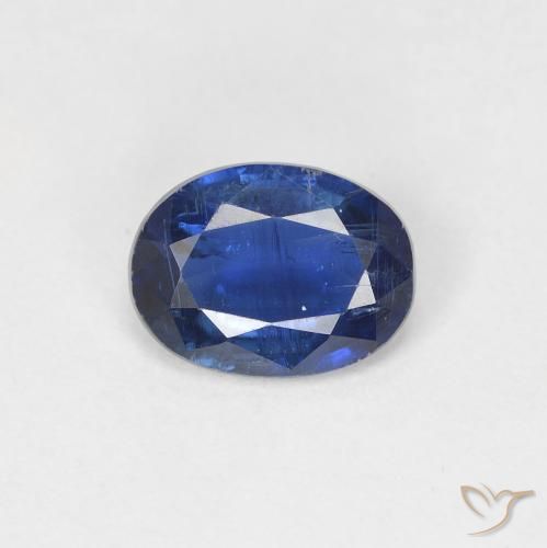 1.35ct 天然 深蓝色 蓝晶石, 椭圆形, SI
