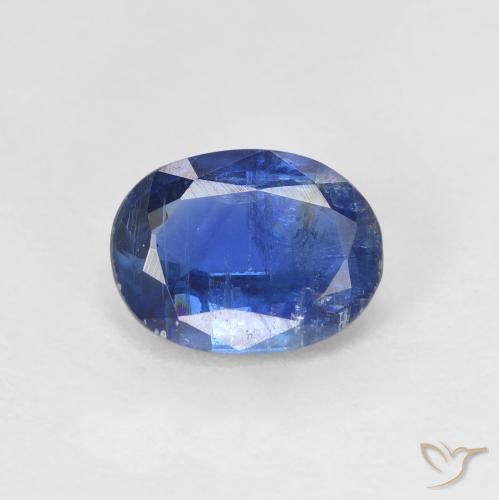 1.68ct 天然 暗蓝色 蓝晶石, 椭圆形, SI