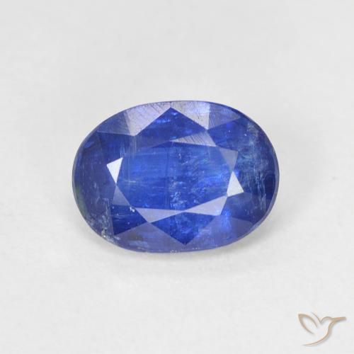 1.48ct 天然 暗蓝色 蓝晶石, 椭圆形, SI