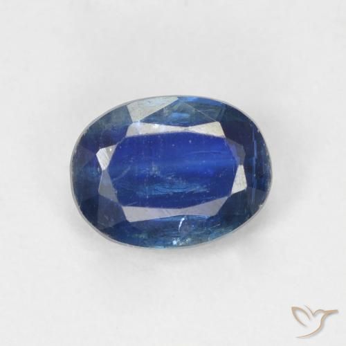 1.57ct 天然 海军蓝 蓝晶石, 椭圆形, SI