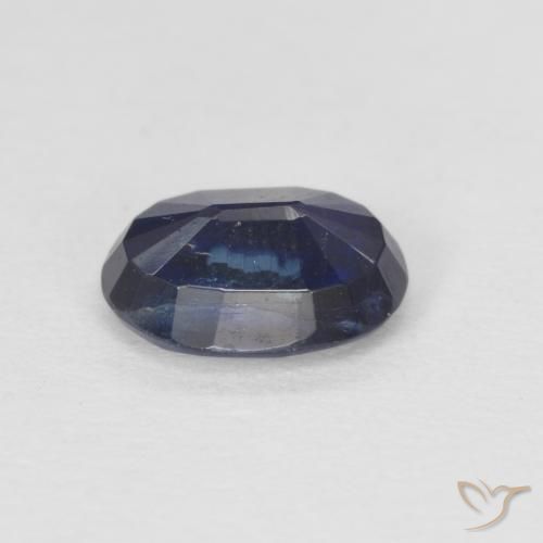 0.96克拉天然蓝晶石，椭圆形，SI