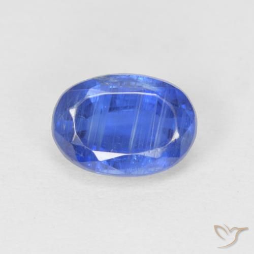 1.23ct 天然 深蓝色 蓝晶石, 椭圆形, SI