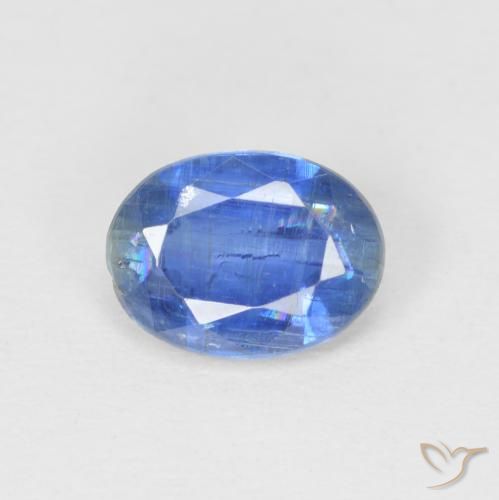 1.00ct 天然 浅蓝色 蓝晶石, 椭圆形, SI