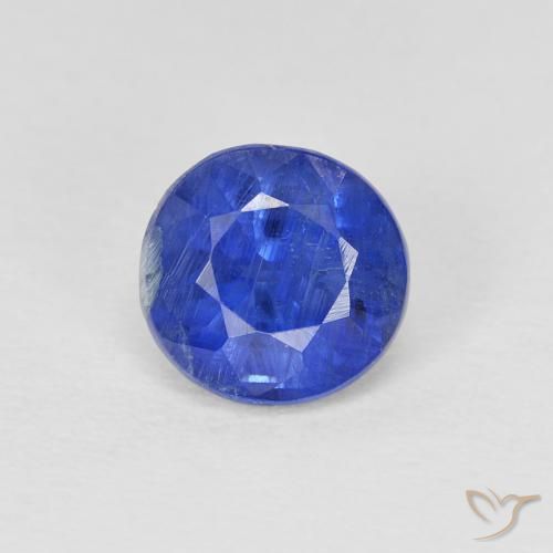 1.18ct 天然 真正的蓝 蓝晶石, 圆形的, SI