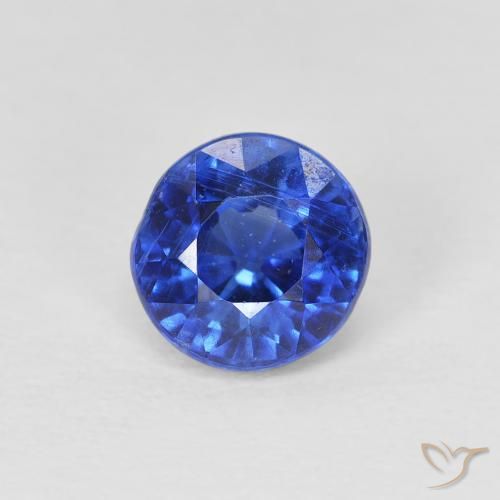 1.15ct 天然 真正的蓝 蓝晶石, 圆形的, SI