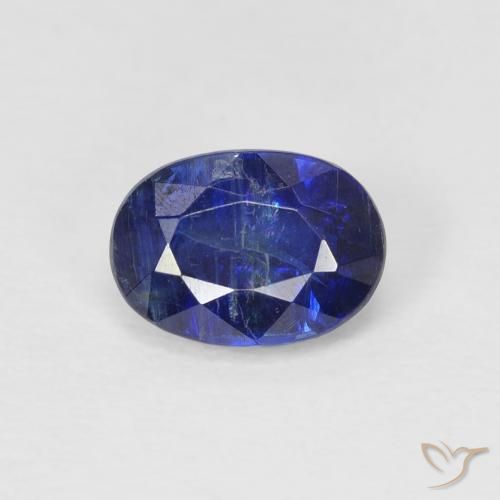 1.16ct 天然 海军蓝 蓝晶石, 椭圆形, SI
