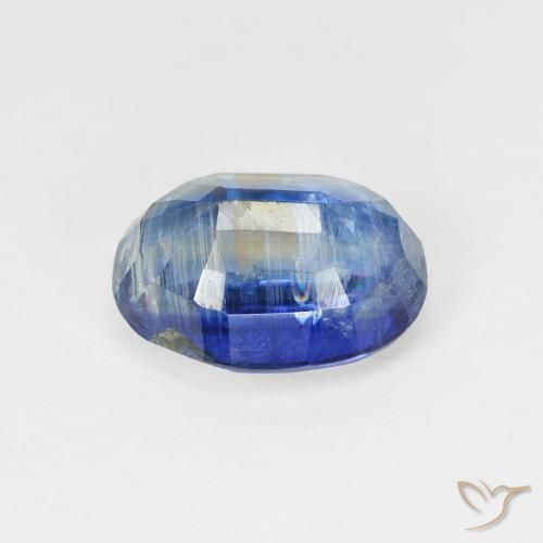 3.98克拉天然蓝晶石，椭圆形，SI