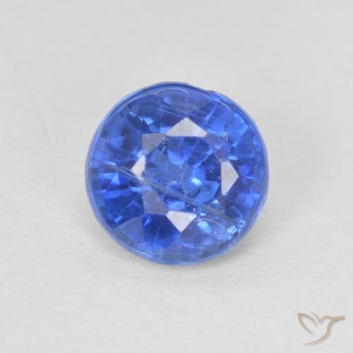 1.02ct 天然 真正的蓝 蓝晶石, 圆形的, SI