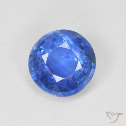 0.95ct 天然 浅蓝色 蓝晶石, 圆形的, SI