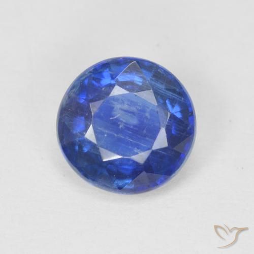 1.03ct 天然 真正的蓝 蓝晶石, 圆形的, SI