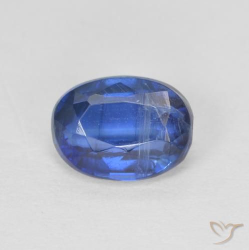 1.07ct 天然 海军蓝 蓝晶石, 椭圆形, SI
