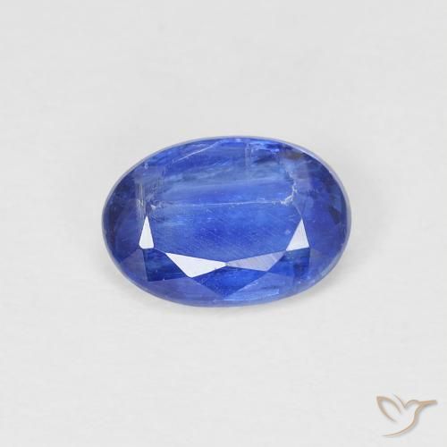 0.92ct 天然 深蓝色 蓝晶石, 椭圆形, SI