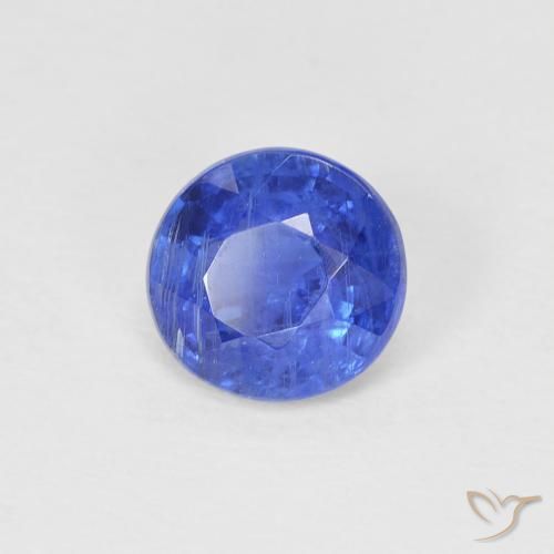 1.00克拉天然蓝晶石，圆形的，SI