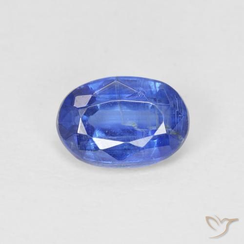 1.09ct 天然 海军蓝 蓝晶石, 椭圆形, SI