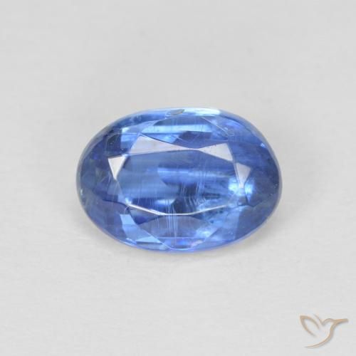 1.19ct 天然 海军蓝 蓝晶石, 椭圆形, SI
